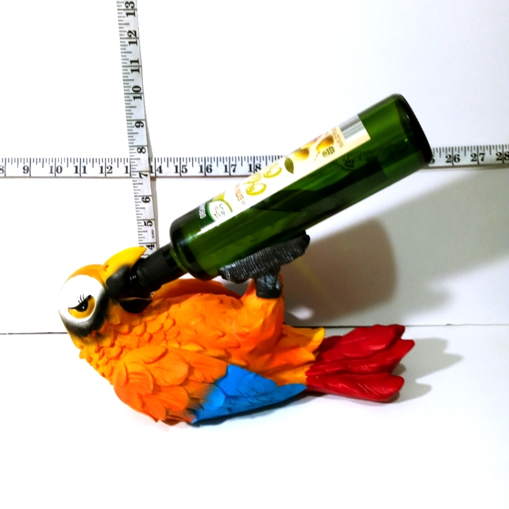 Parrot bottle holder.